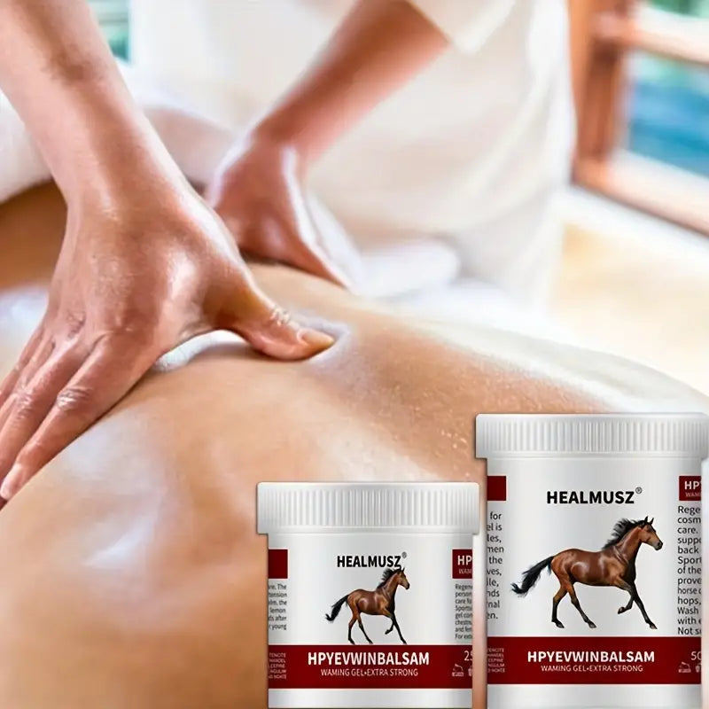 250ml/500ml Extra Warming Horse Balm Joint Massage Gel - Chamomile Extract Moisturizing Cream for Joint Care