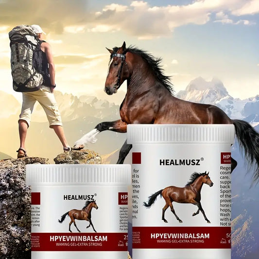 8.45oz/16.91oz Horse Balm, Contains Chamomile Extract, Extra Warming Joint Massage Gel Moisturizing Joint Care Cream