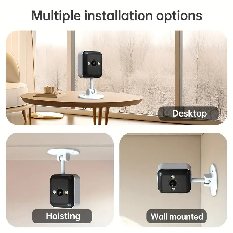 1080P FHD Wireless Surveillance Camera, full-Color Night Vision, Two-Way Voice CallMotion Detection, Built-in AP Hotspot, Can Be Viewed Without Internet, Take Care ofChildren, Elderly And Pets Safety Surveillance Camera