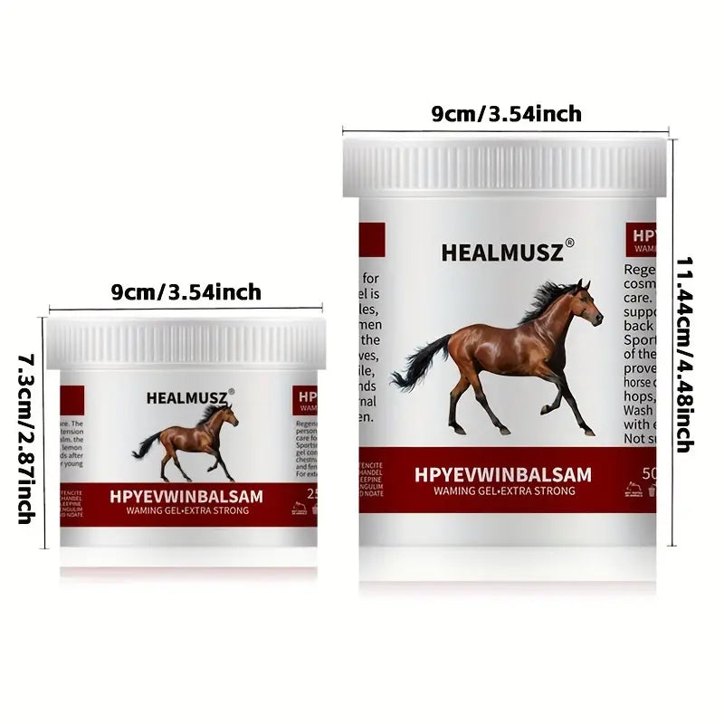 250ml/500ml Extra Warming Horse Balm Joint Massage Gel - Chamomile Extract Moisturizing Cream for Joint Care